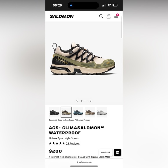 Perfect Brand New Salomon ACS+ CLIMASALOMON™ WATERPROOF - Picture 11 of 11